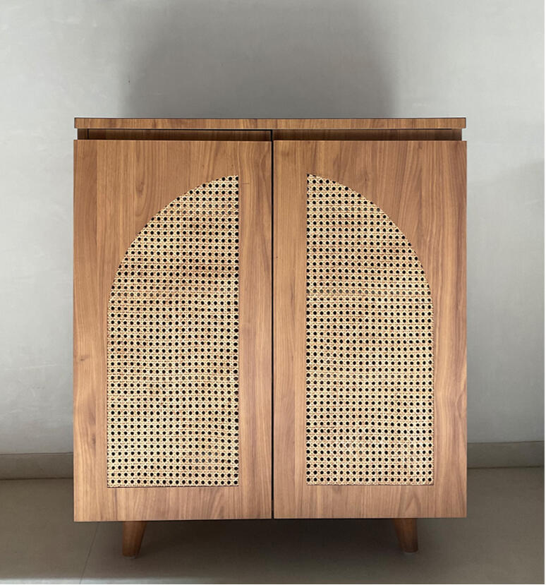 Rattan shoe unit